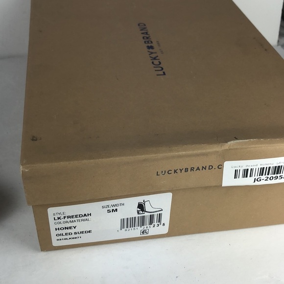 NEW Lucky Brand Freedah Chic Boho Ankle Boots 5 - Picture 11 of 11